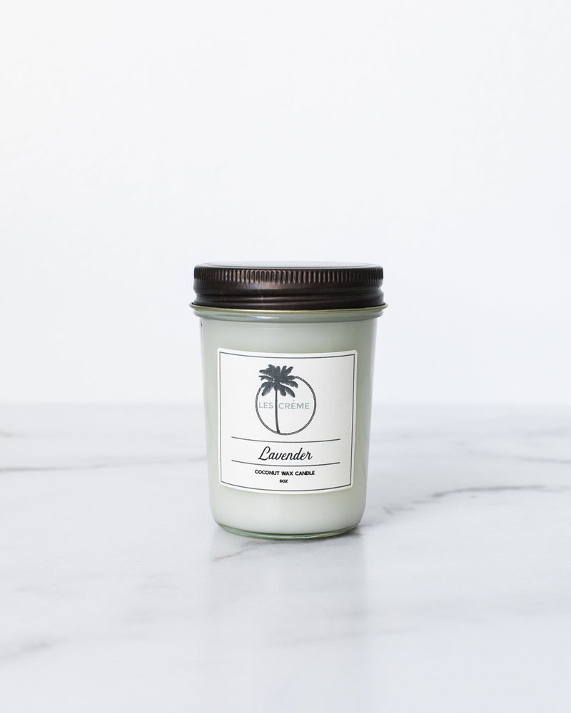 Lavender Scent Coconut Wax Candle